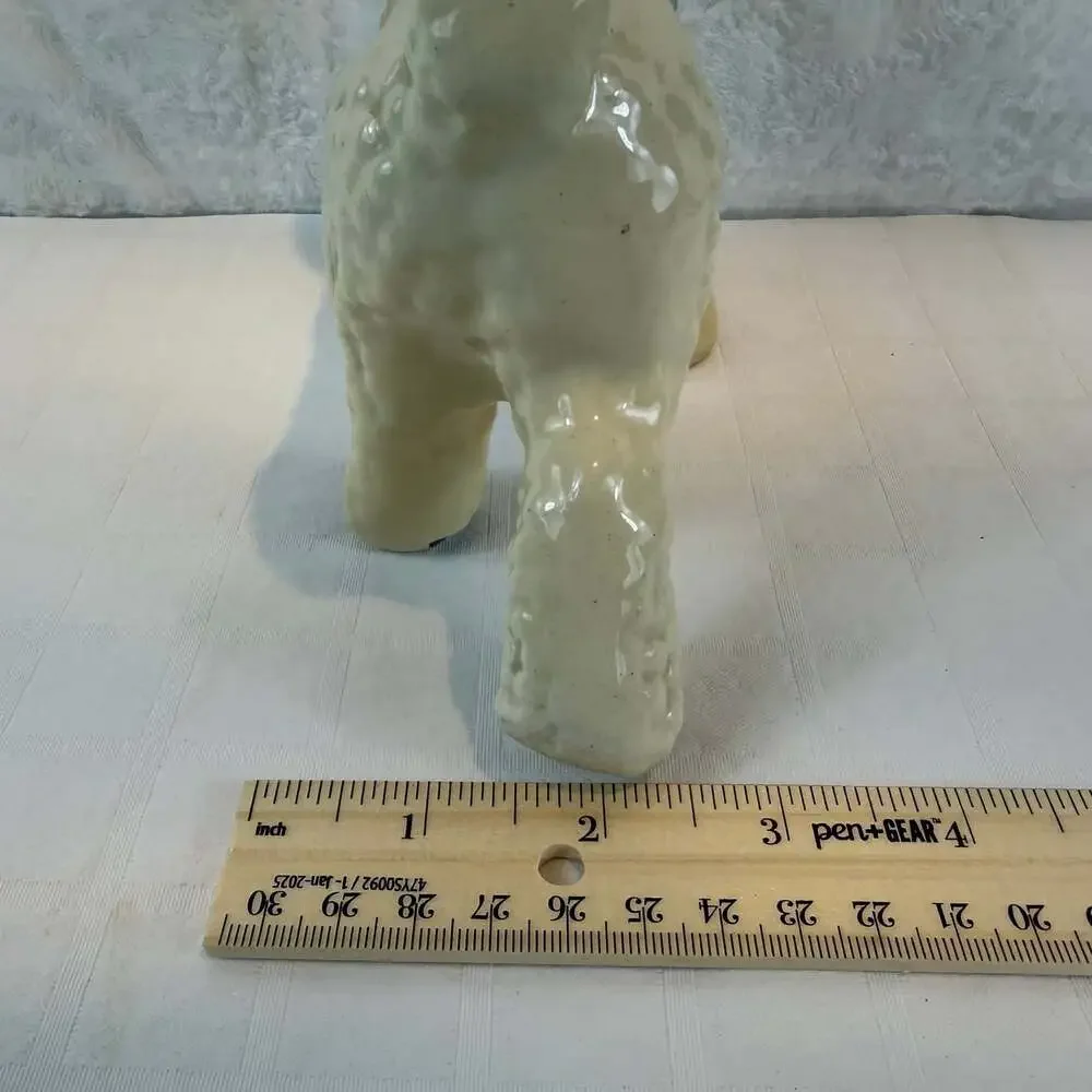 1950's Vintage Ceramic Lamb Planter *chip On Hoof, Discoloring